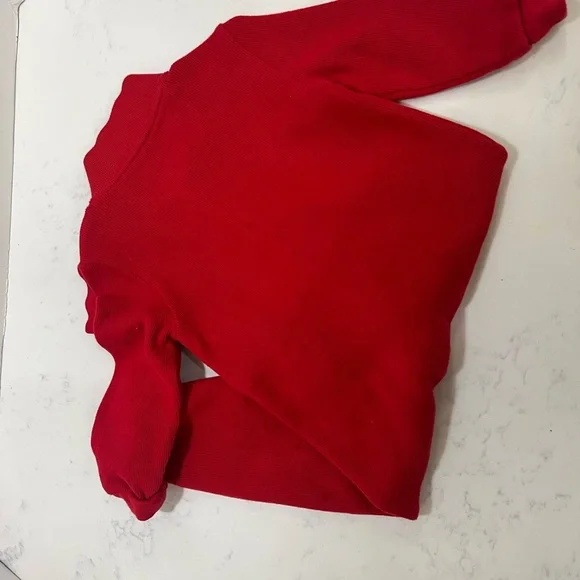 Ralph Lauren Red Footies One Piece - Picture 4 of 7